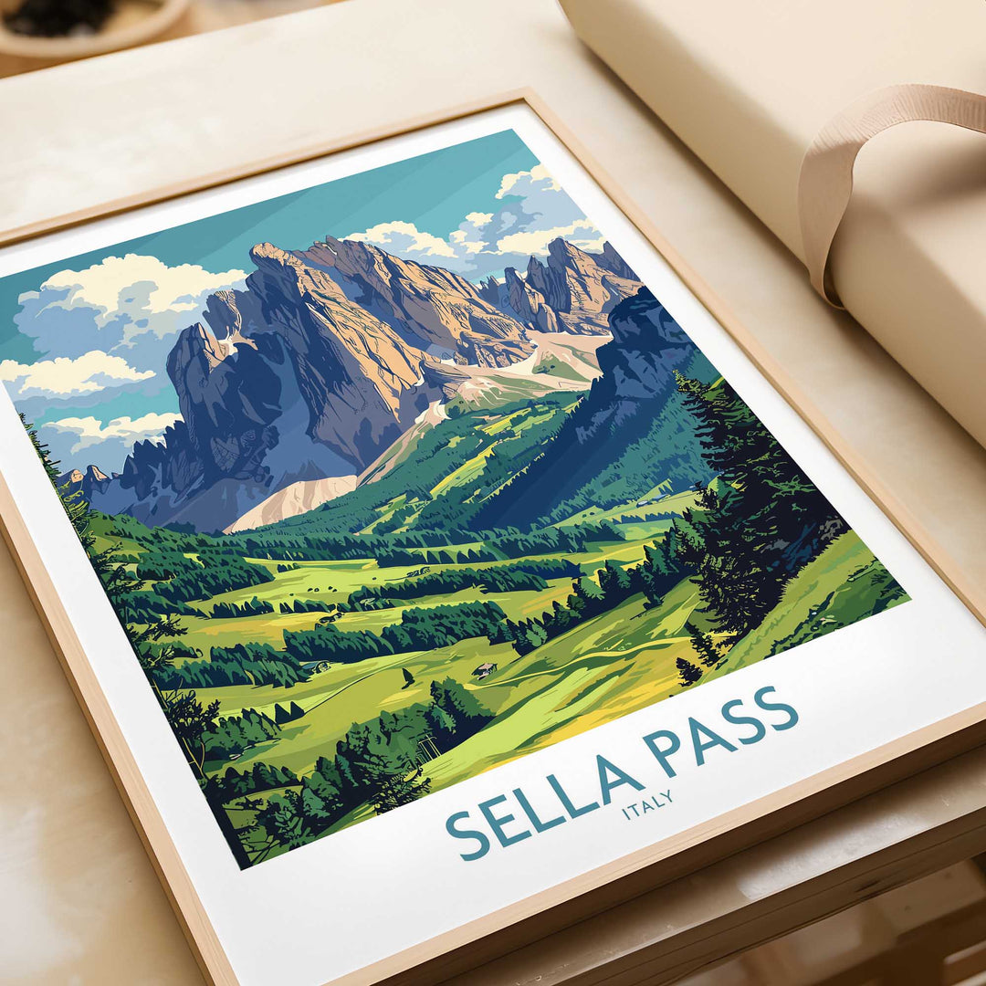 Sella Pass Wall Art Print-This Art World