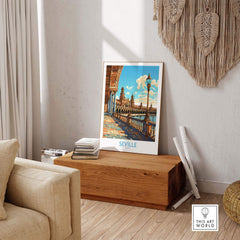 Seville Poster part of our best collection or travel posters and prints - This Art World