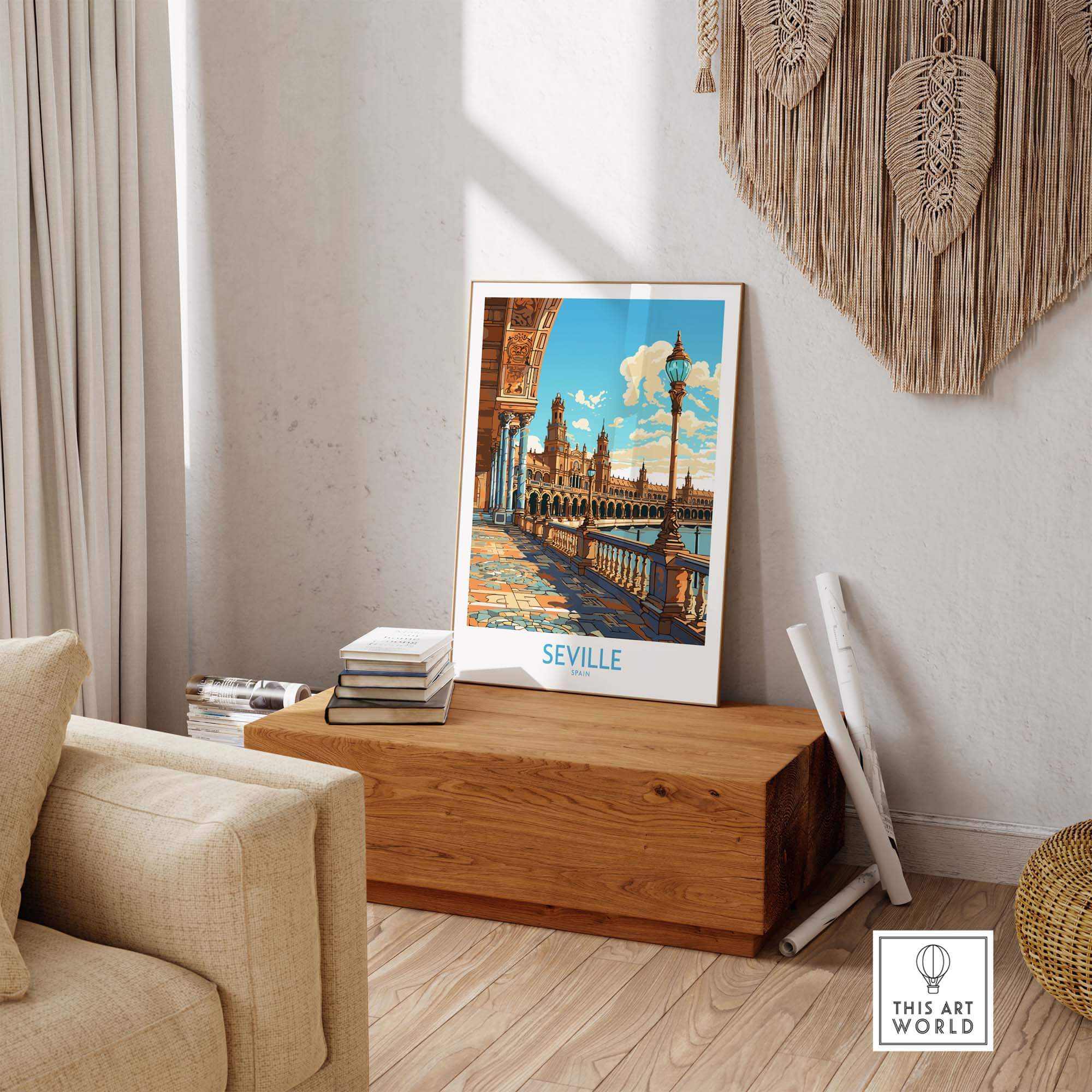 Seville Poster part of our best collection or travel posters and prints - This Art World
