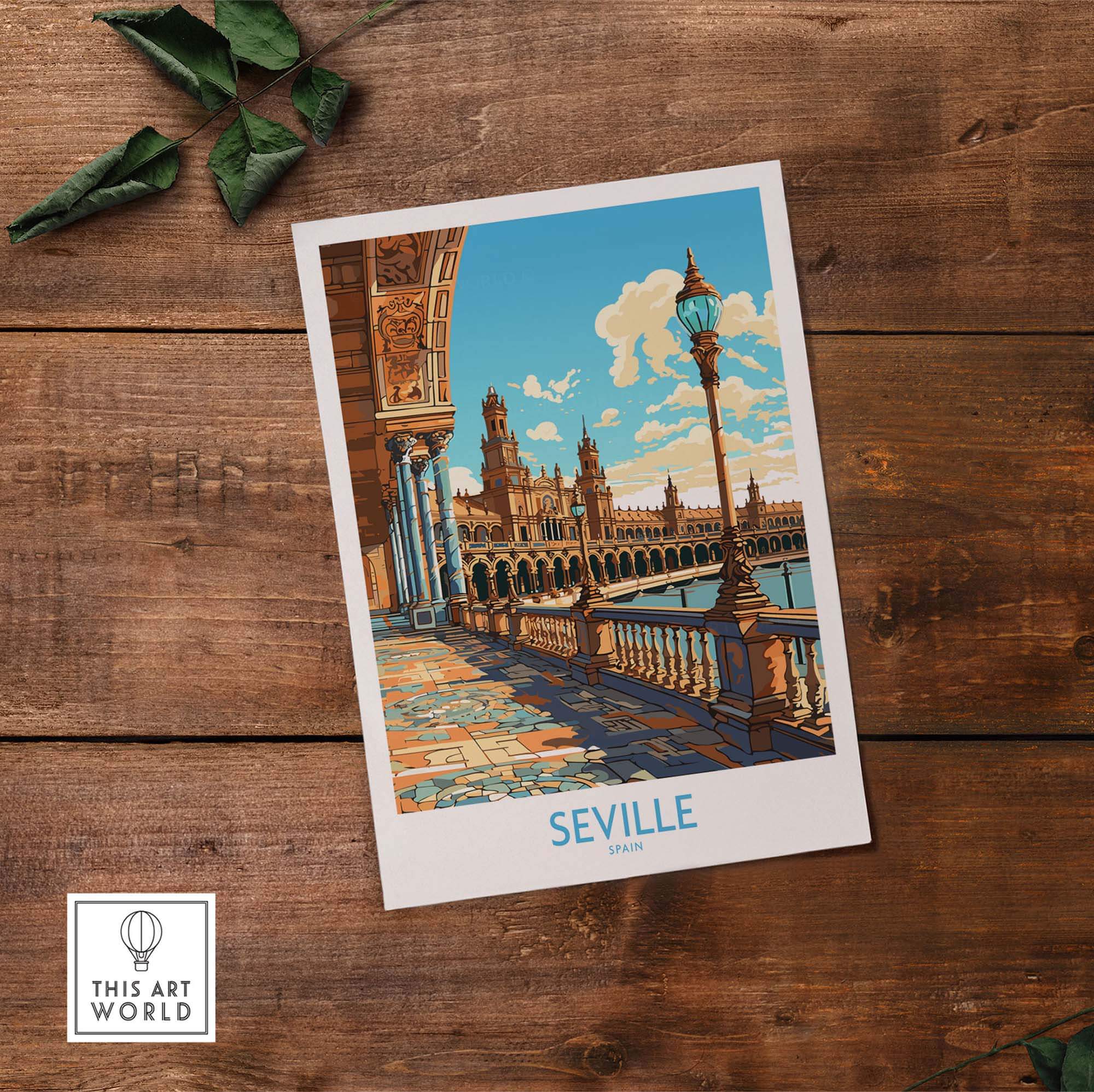 Seville Poster part of our best collection or travel posters and prints - This Art World