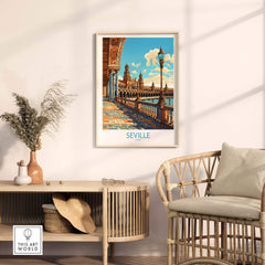 Seville Poster part of our best collection or travel posters and prints - This Art World