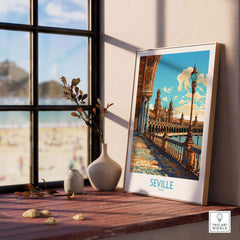 Seville Poster part of our best collection or travel posters and prints - This Art World