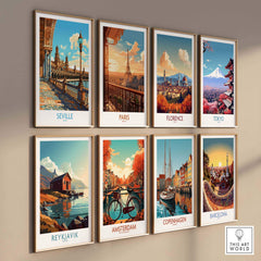 Seville Poster part of our best collection or travel posters and prints - This Art World