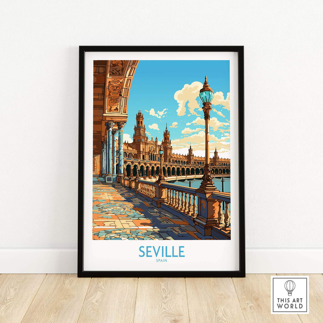 Seville Poster part of our best collection or travel posters and prints - This Art World