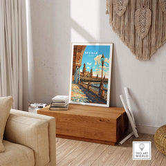 Seville Print part of our best collection or travel posters and prints - This Art World