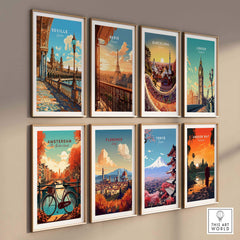 Seville Print part of our best collection or travel posters and prints - This Art World