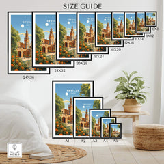 Seville Spain Poster part of our best collection or travel posters and prints - This Art World