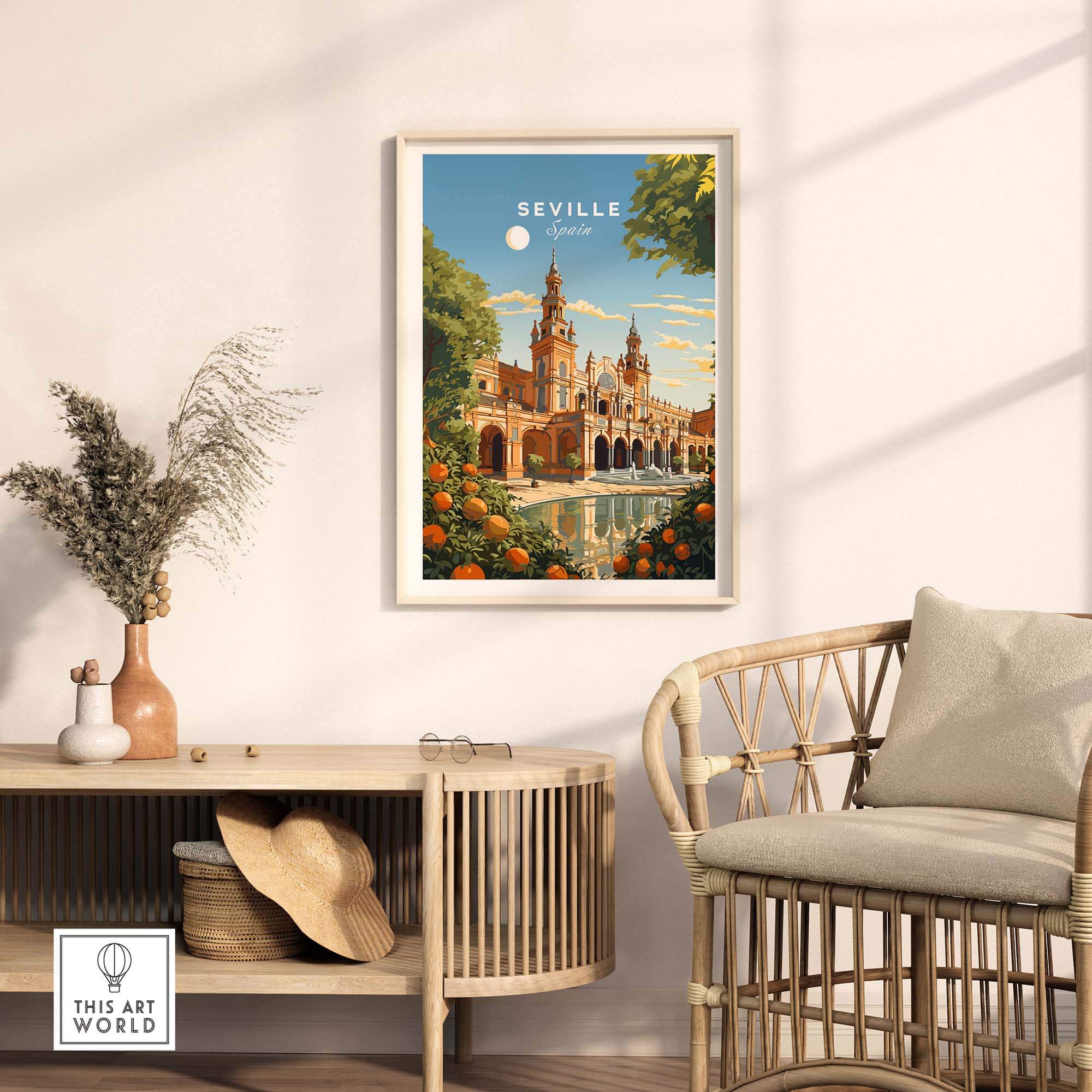 Seville Spain Poster part of our best collection or travel posters and prints - This Art World