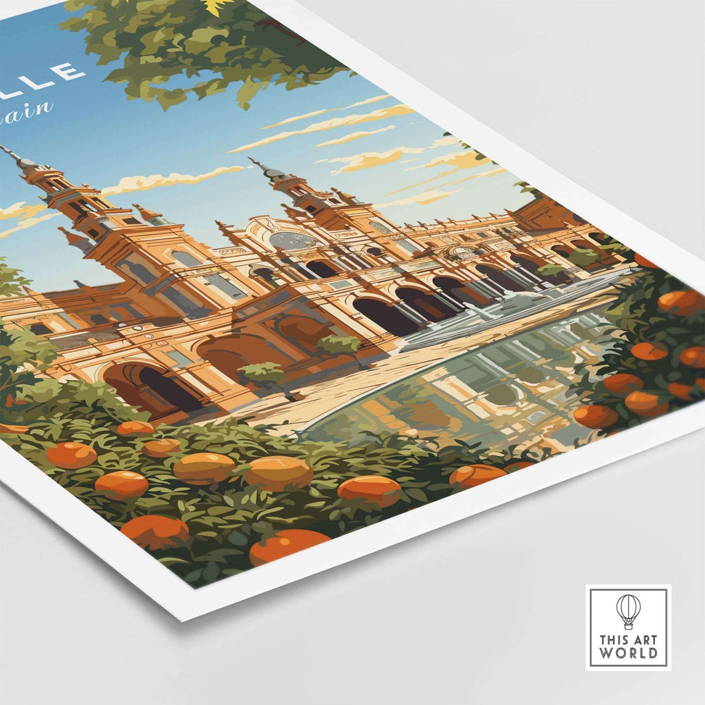 Seville Spain Poster part of our best collection or travel posters and prints - This Art World