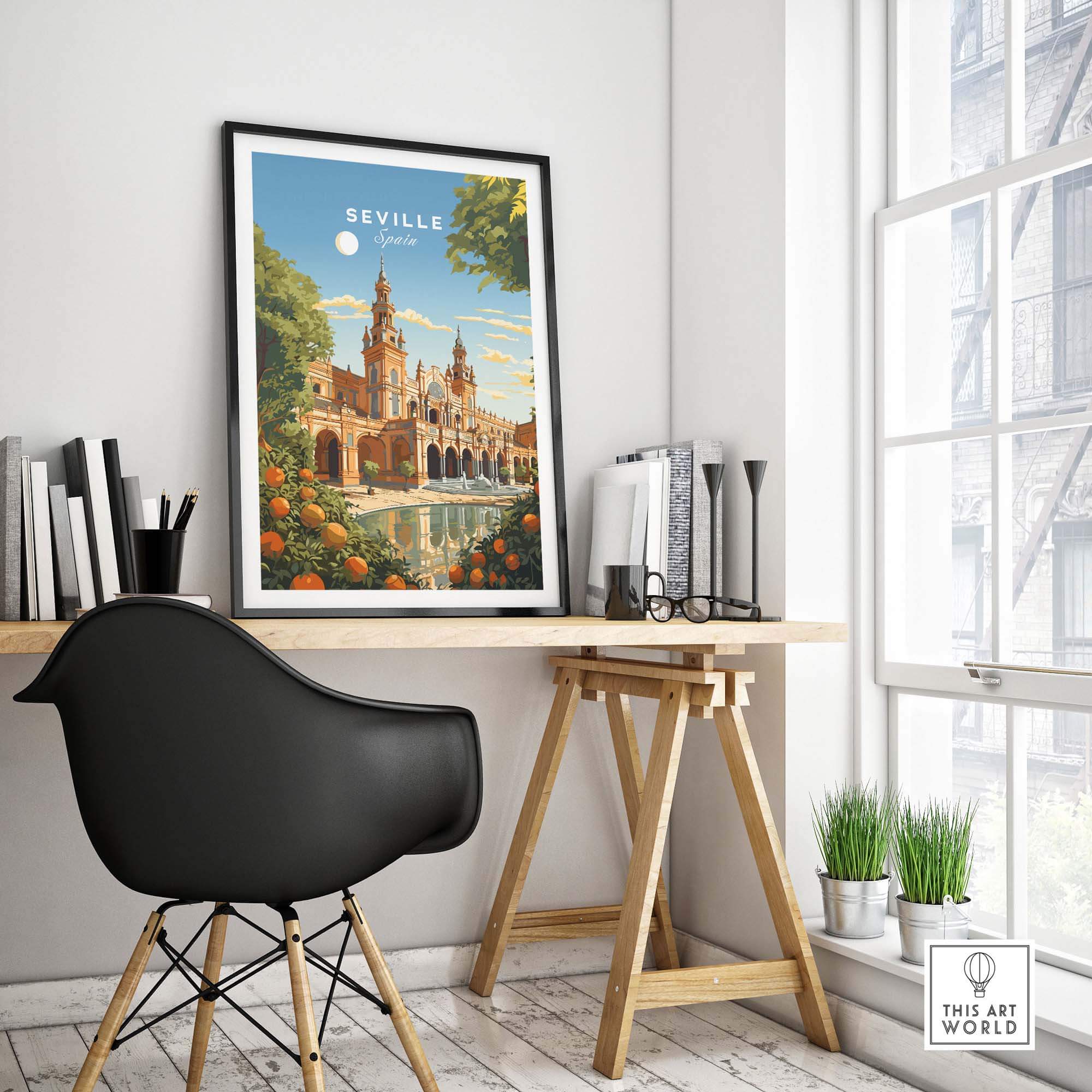 Seville Spain Poster part of our best collection or travel posters and prints - This Art World