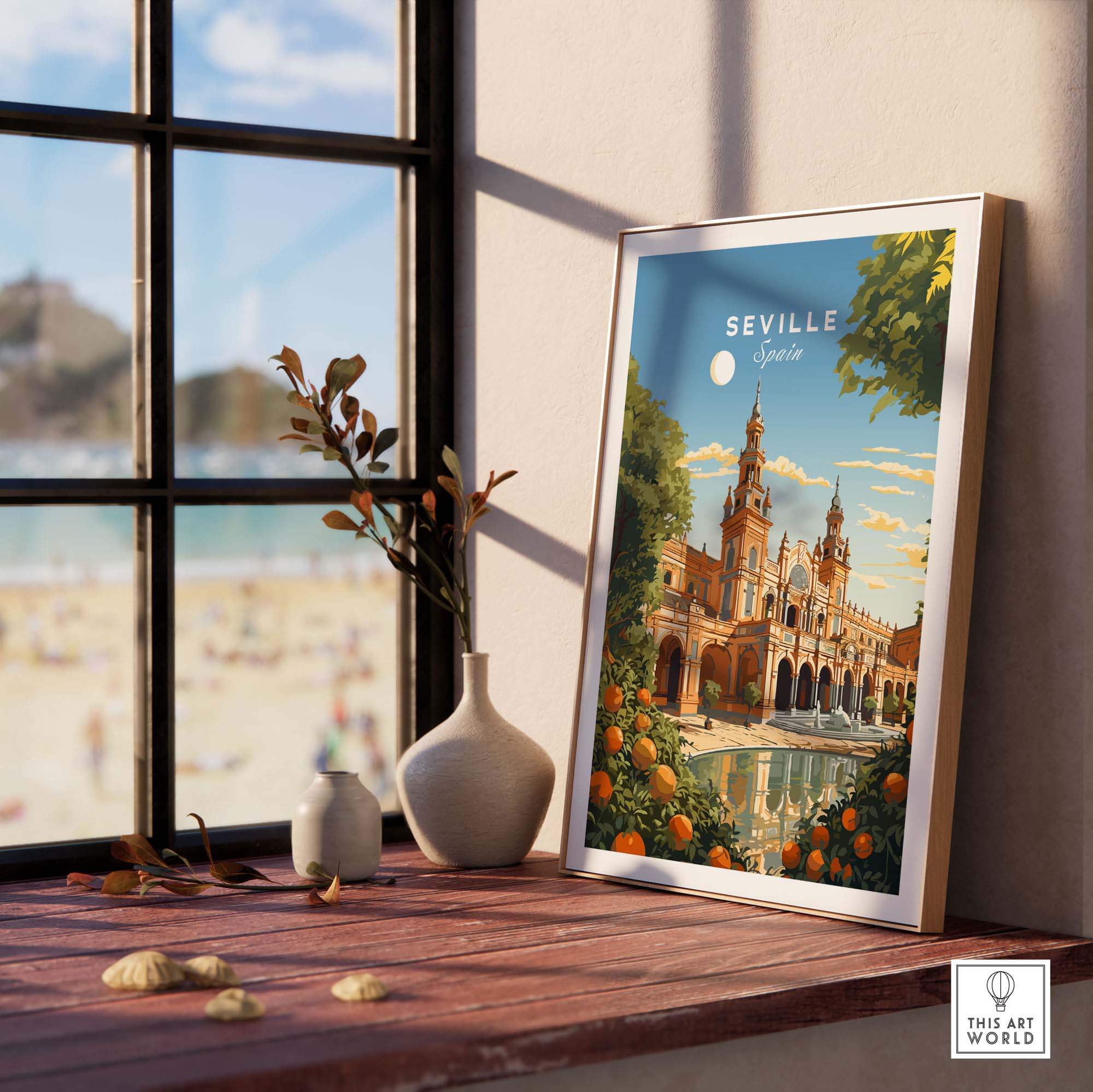 Seville Spain Poster part of our best collection or travel posters and prints - This Art World