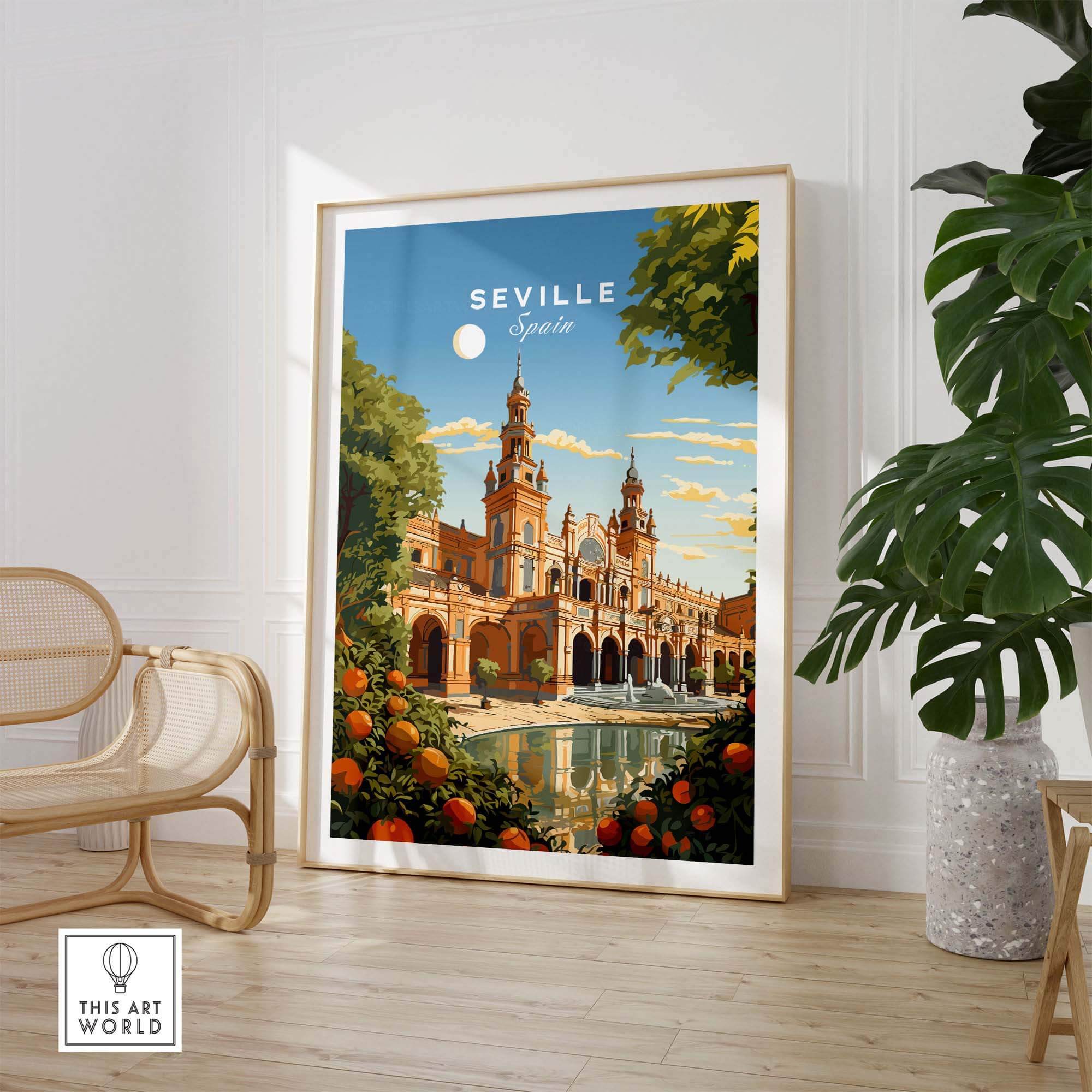 Seville Spain Poster part of our best collection or travel posters and prints - This Art World