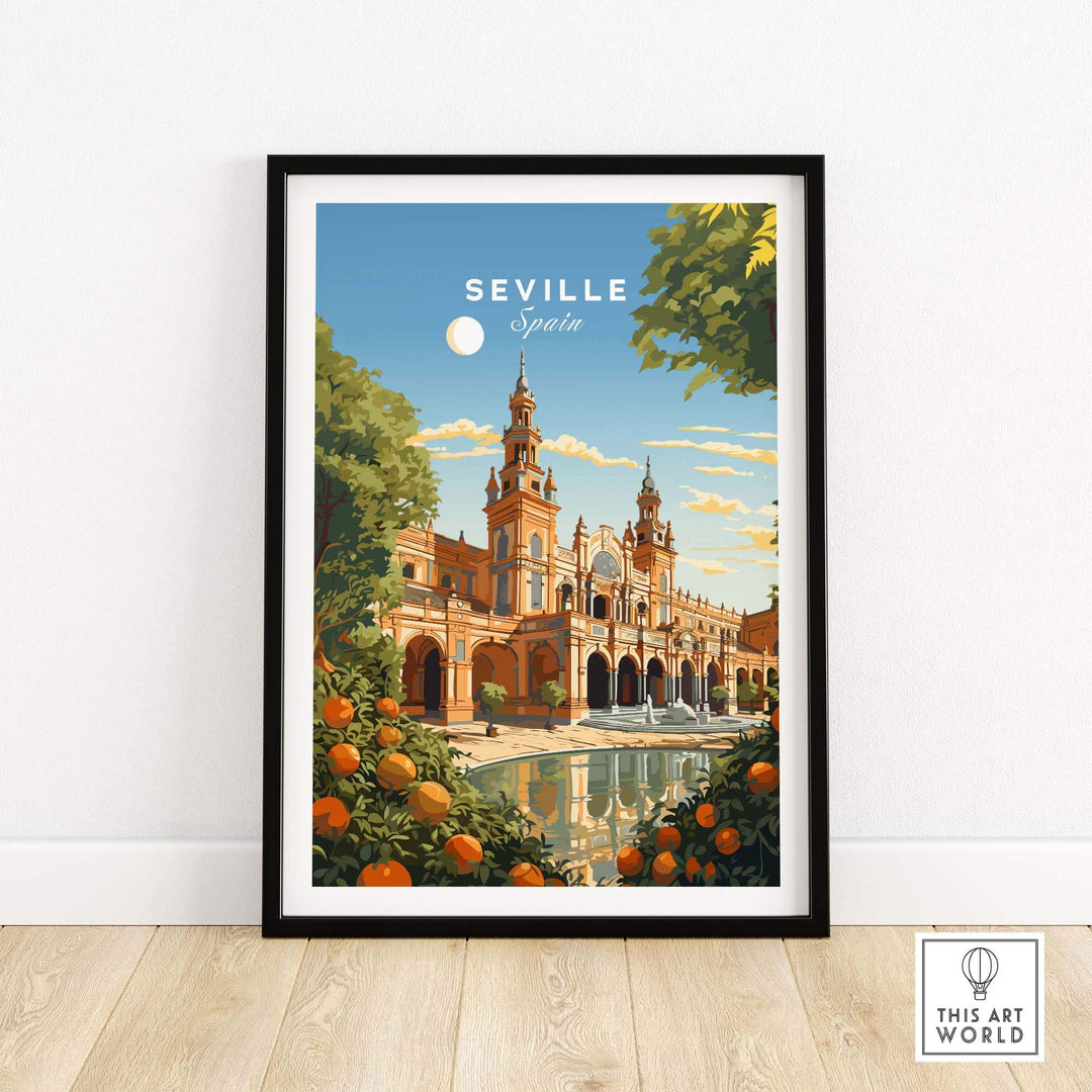 Seville Spain Poster part of our best collection or travel posters and prints - This Art World