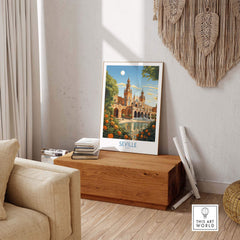 Seville Spain Print part of our best collection or travel posters and prints - This Art World