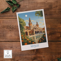 Seville Spain Print part of our best collection or travel posters and prints - This Art World