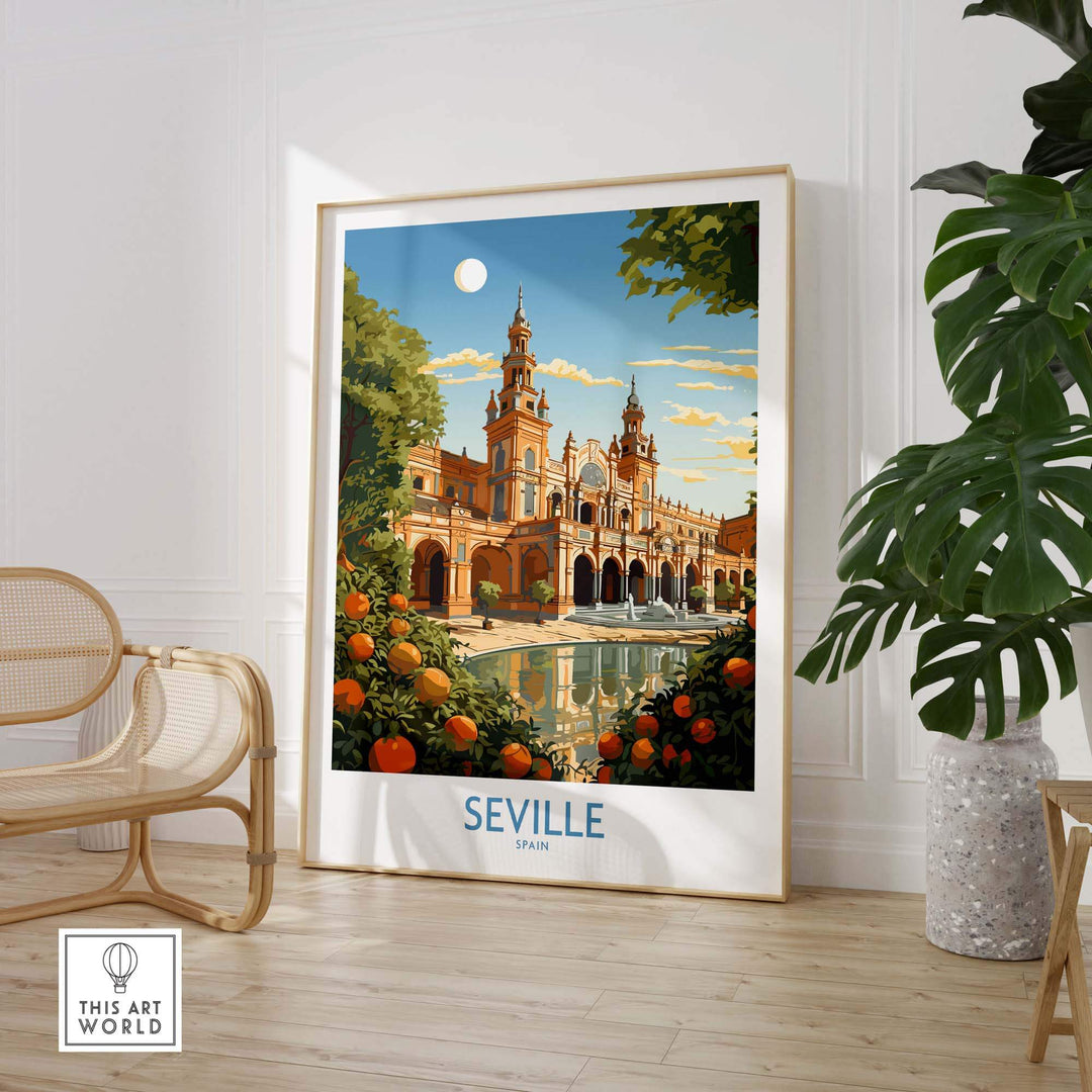 Seville Spain Print part of our best collection or travel posters and prints - This Art World