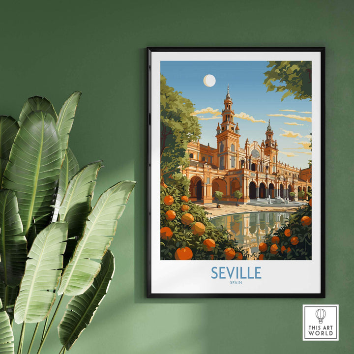 Seville Spain Print part of our best collection or travel posters and prints - This Art World