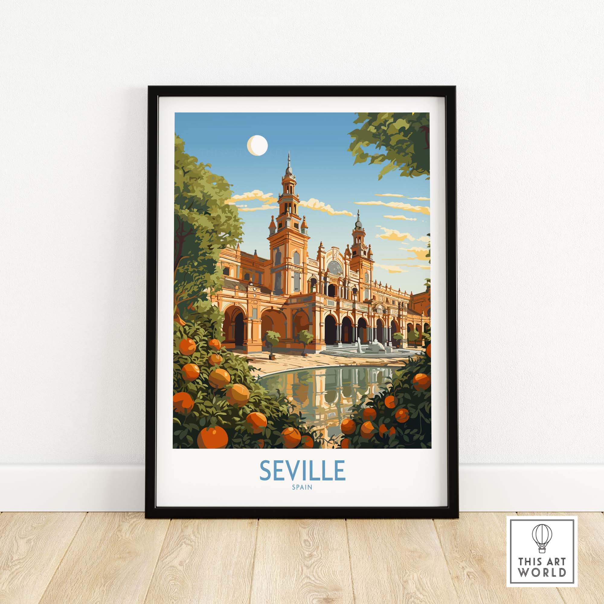 Seville Spain Print part of our best collection or travel posters and prints - This Art World