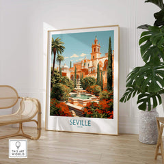 Seville Travel Poster part of our best collection or travel posters and prints - This Art World