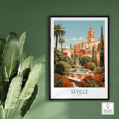 Seville Travel Poster part of our best collection or travel posters and prints - This Art World
