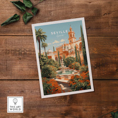 Seville Wall Art Print part of our best collection or travel posters and prints - This Art World