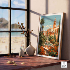 Seville Wall Art Print part of our best collection or travel posters and prints - This Art World