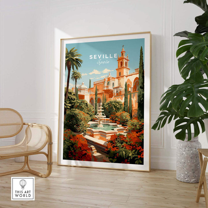 Seville Wall Art Print part of our best collection or travel posters and prints - This Art World