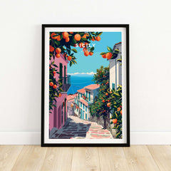 Sicily Travel Poster