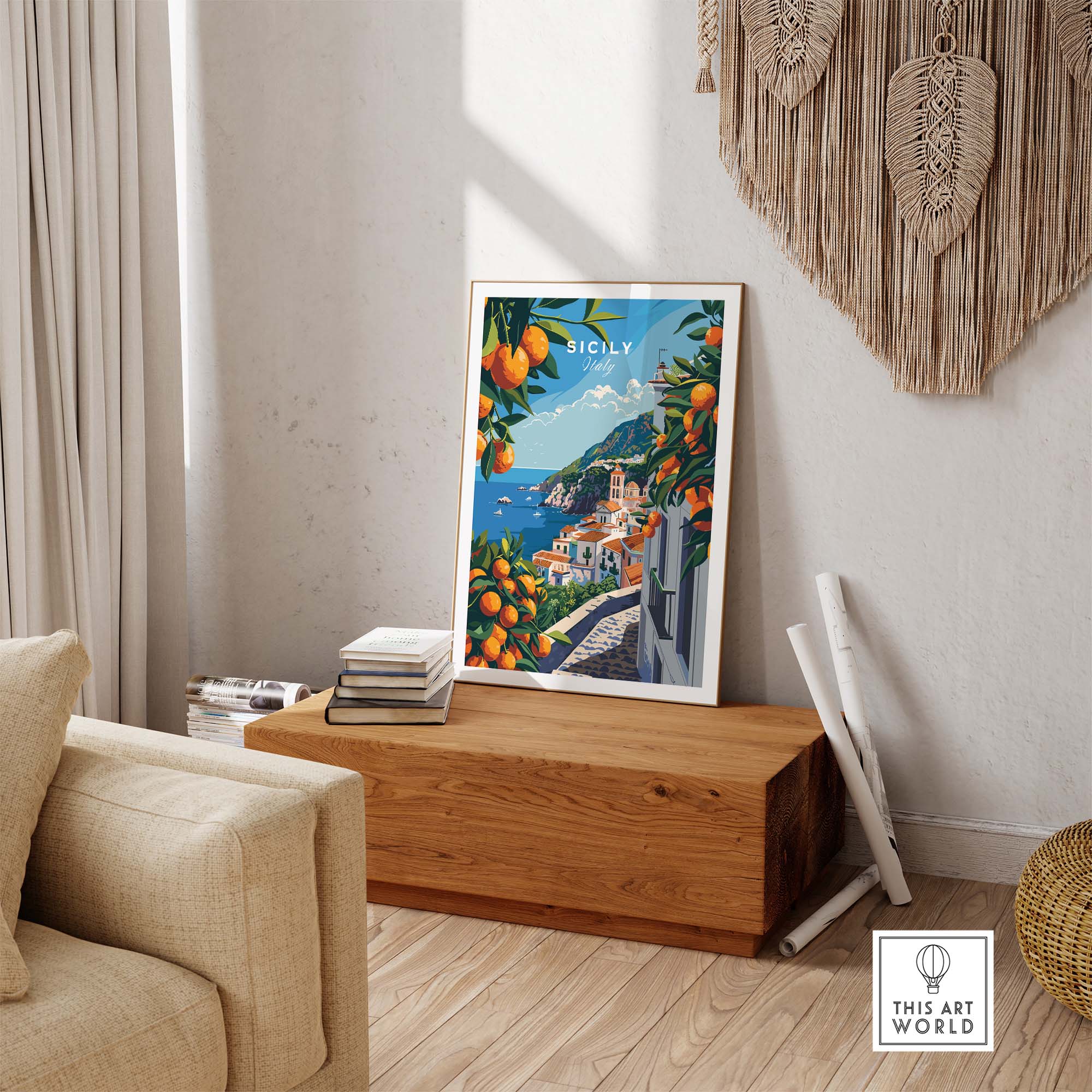 Sicily Travel Print