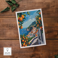 Sicily Travel Print