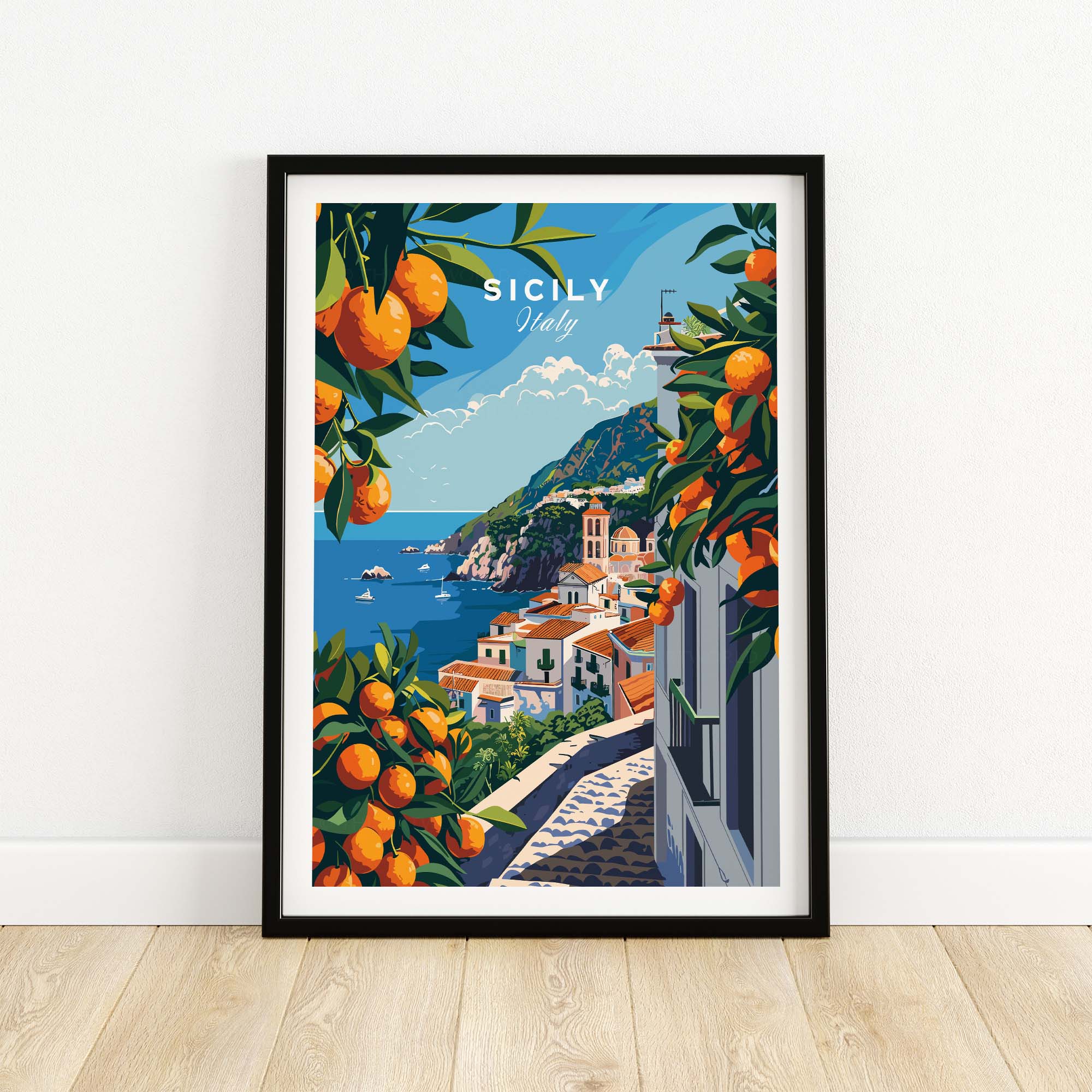 Sicily Travel Print