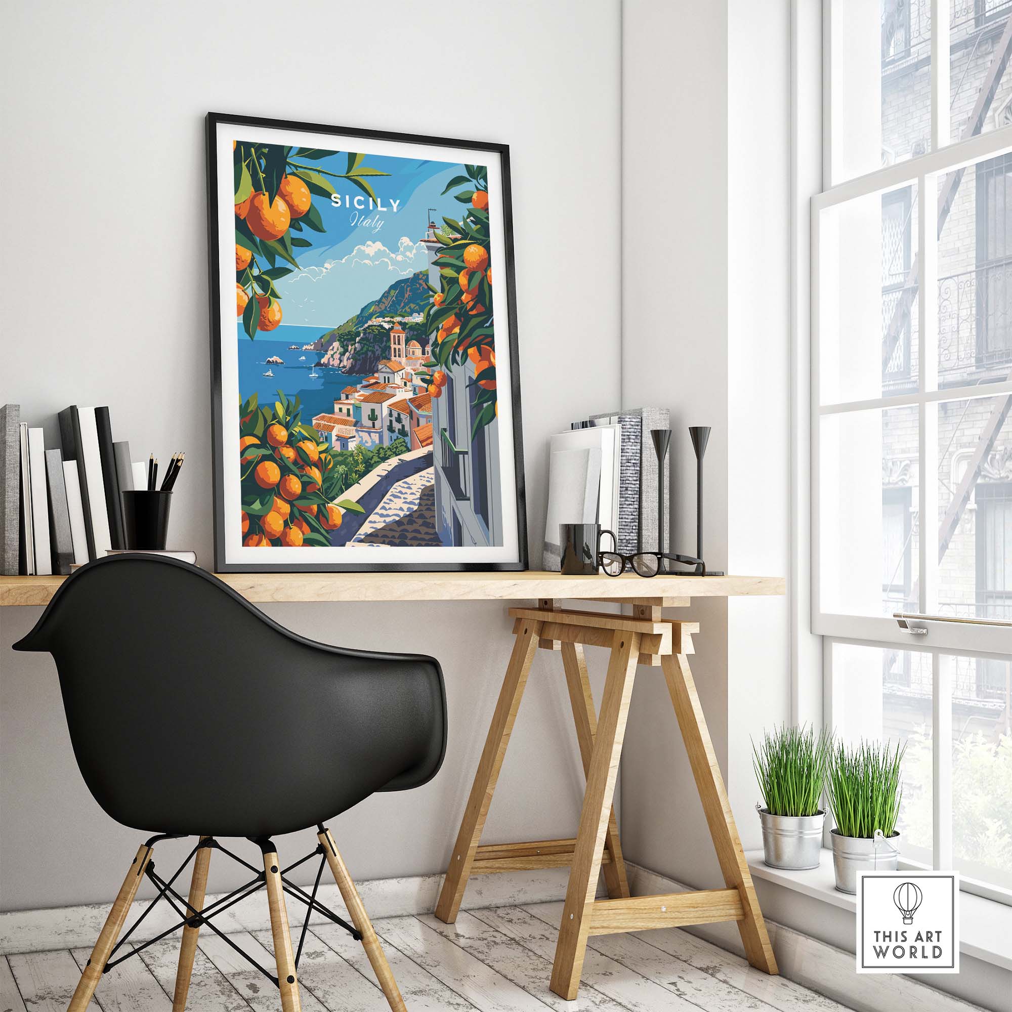 Sicily Travel Print