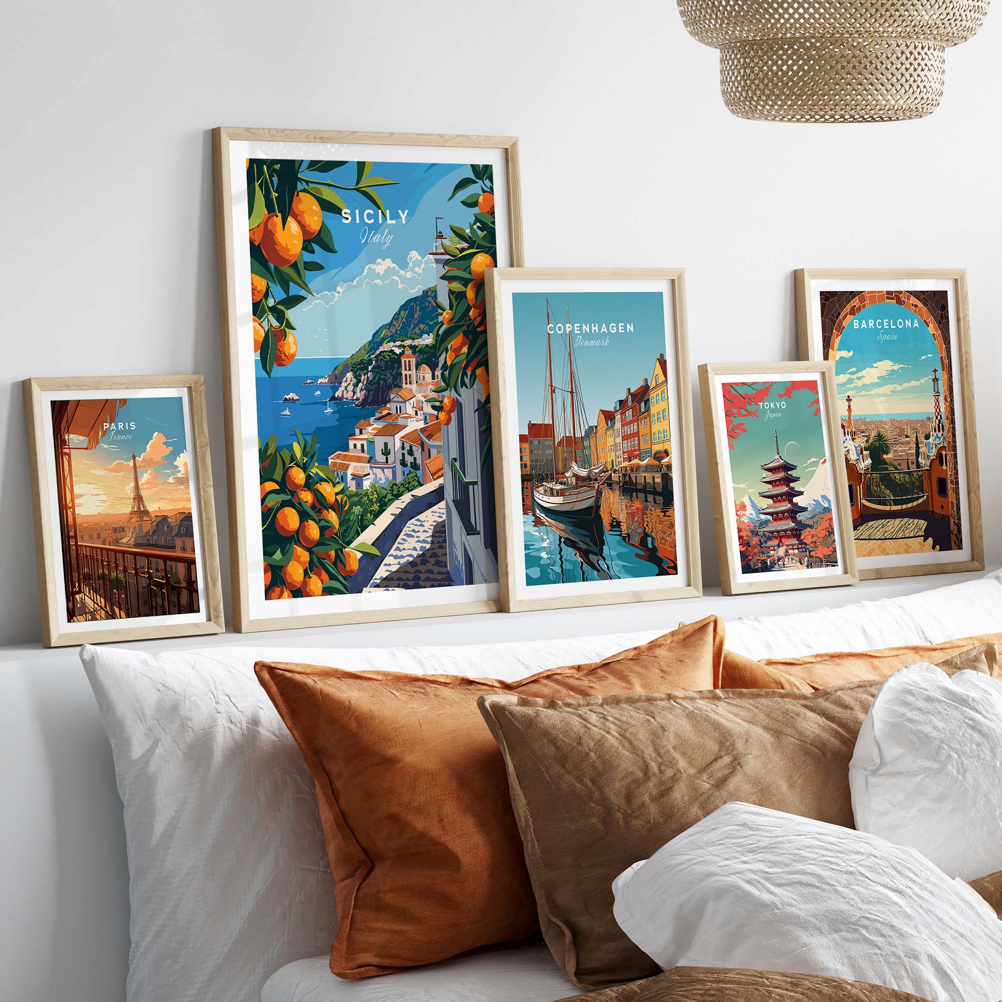 Sicily Travel Print