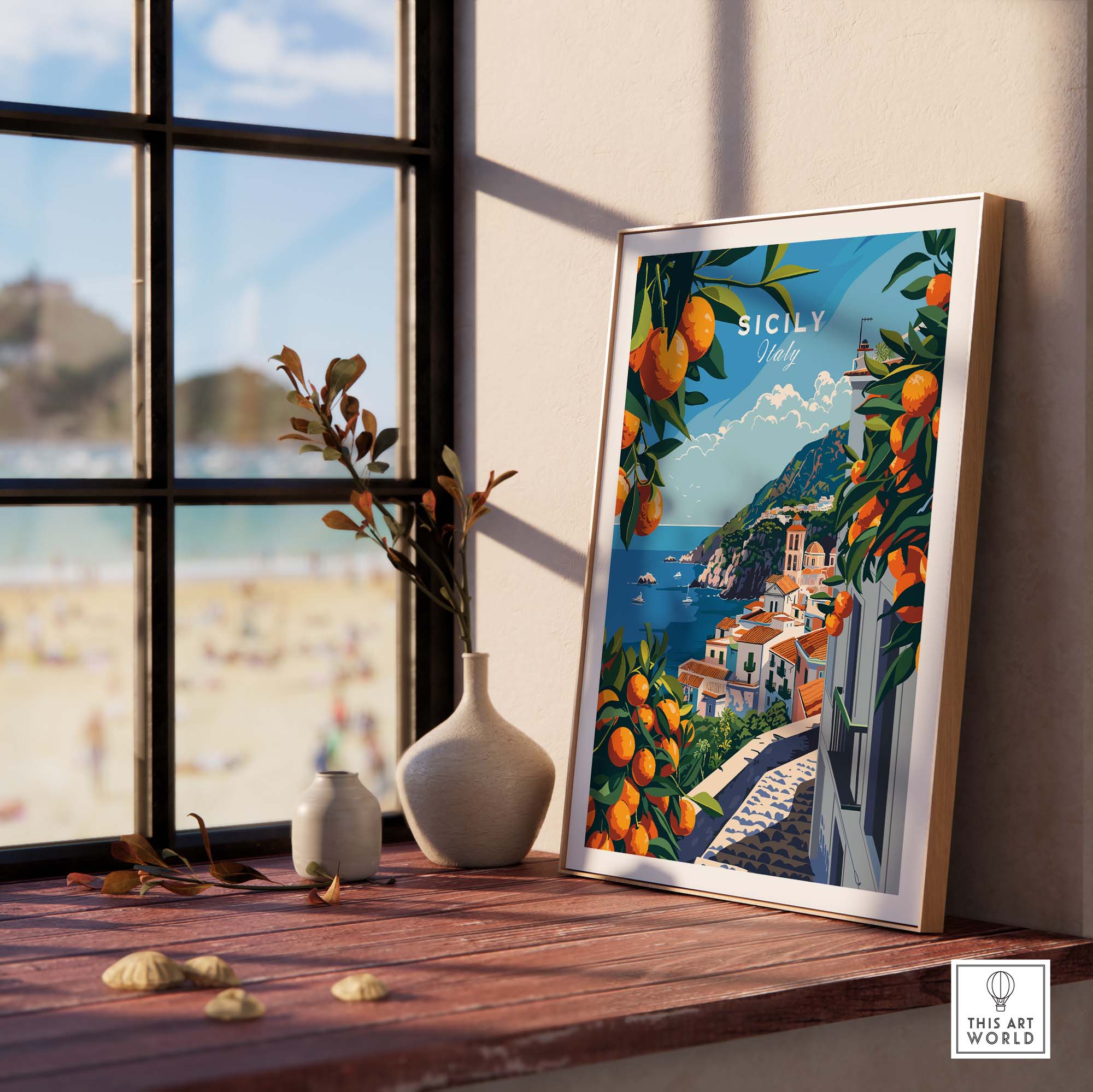 Sicily Travel Print