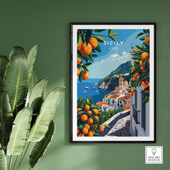 Sicily Travel Print