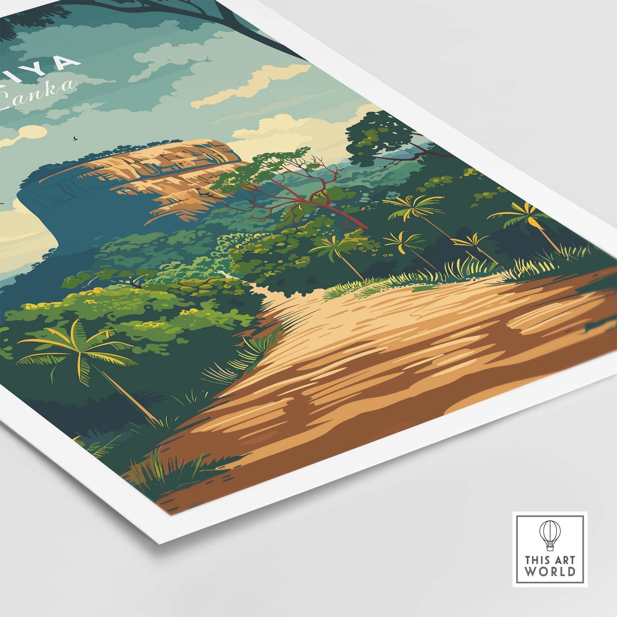 Sigiriya Poster Sri Lanka-This Art World