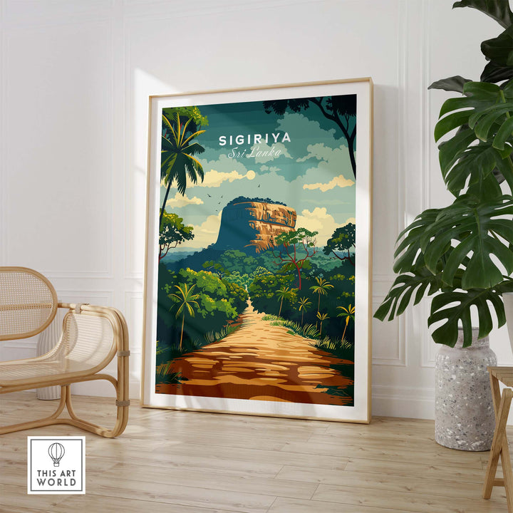Sigiriya Poster Sri Lanka-This Art World