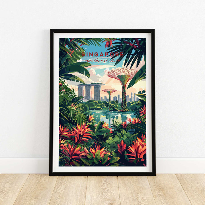 Singapore Marina Bay Poster-This Art World