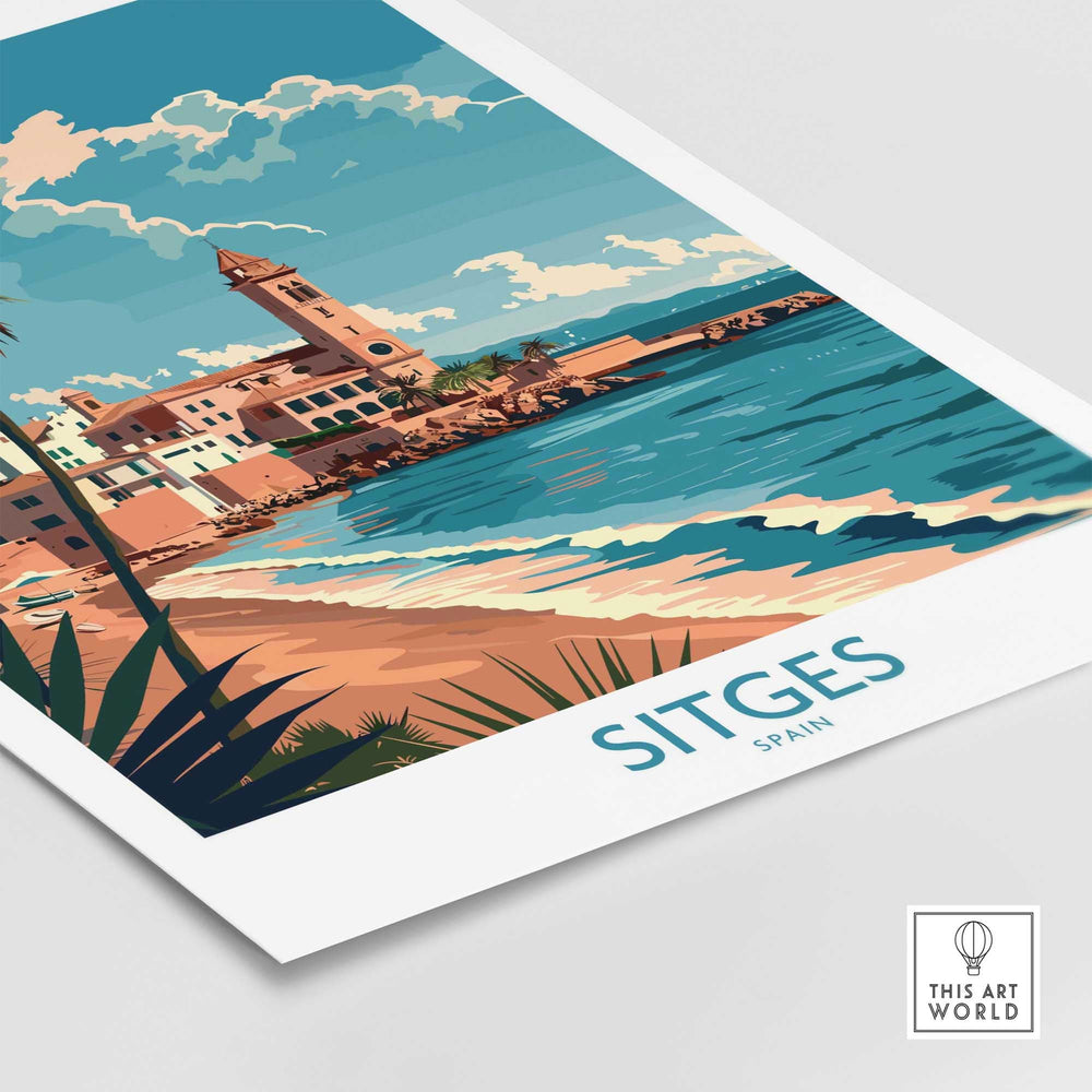 Sitges Spain Poster-This Art World
