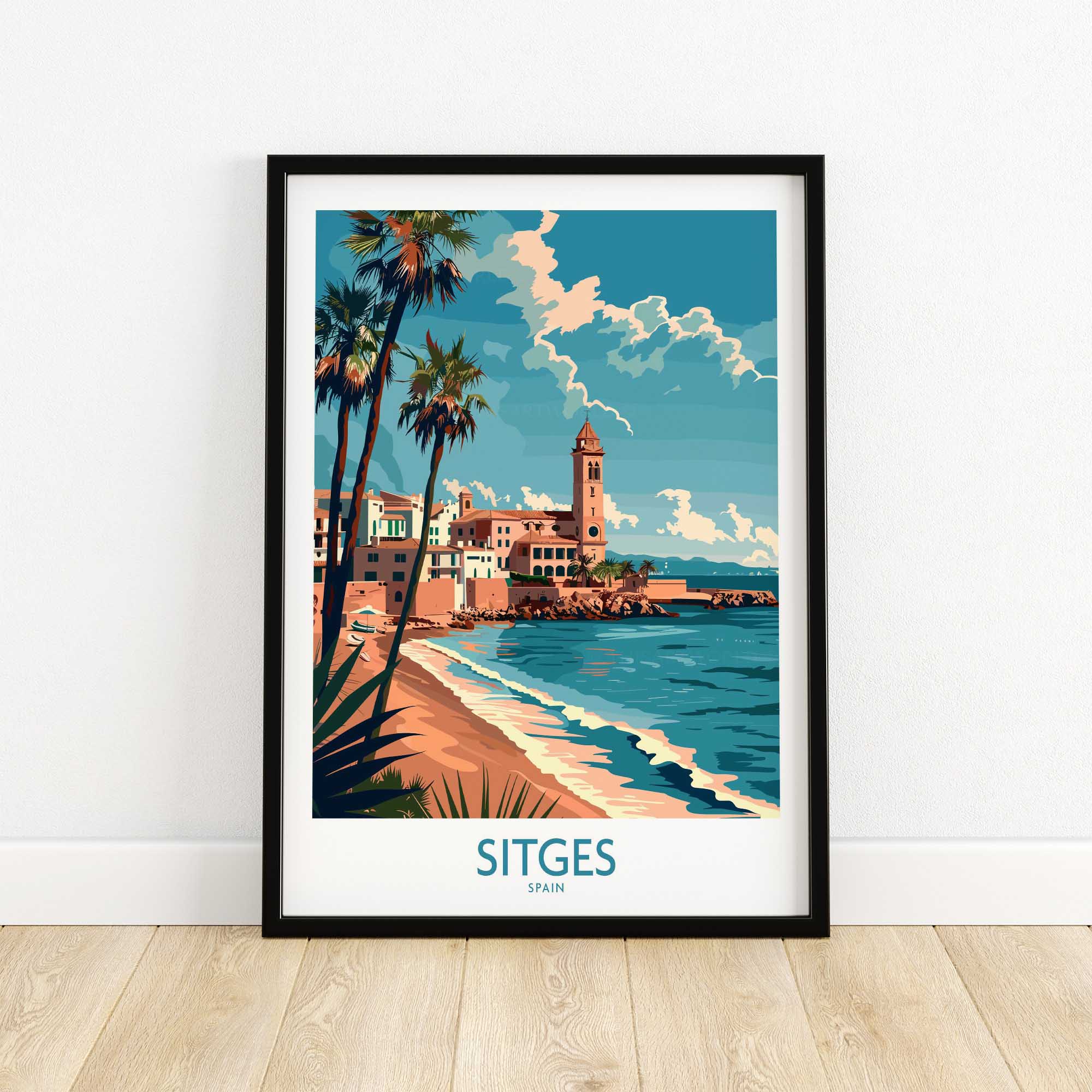 Sitges Spain Poster-This Art World