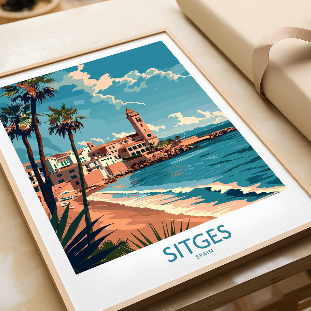 Sitges Spain Poster-This Art World