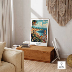 Sitges Travel Poster-This Art World