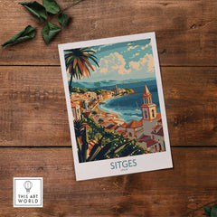 Sitges Travel Poster-This Art World