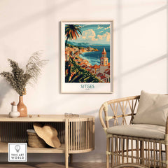 Sitges Travel Poster-This Art World