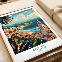 Sitges Travel Poster-This Art World