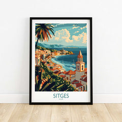 Sitges Travel Poster-This Art World