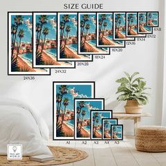 Sitges Travel Print Spain-This Art World