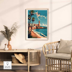 Sitges Travel Print Spain-This Art World