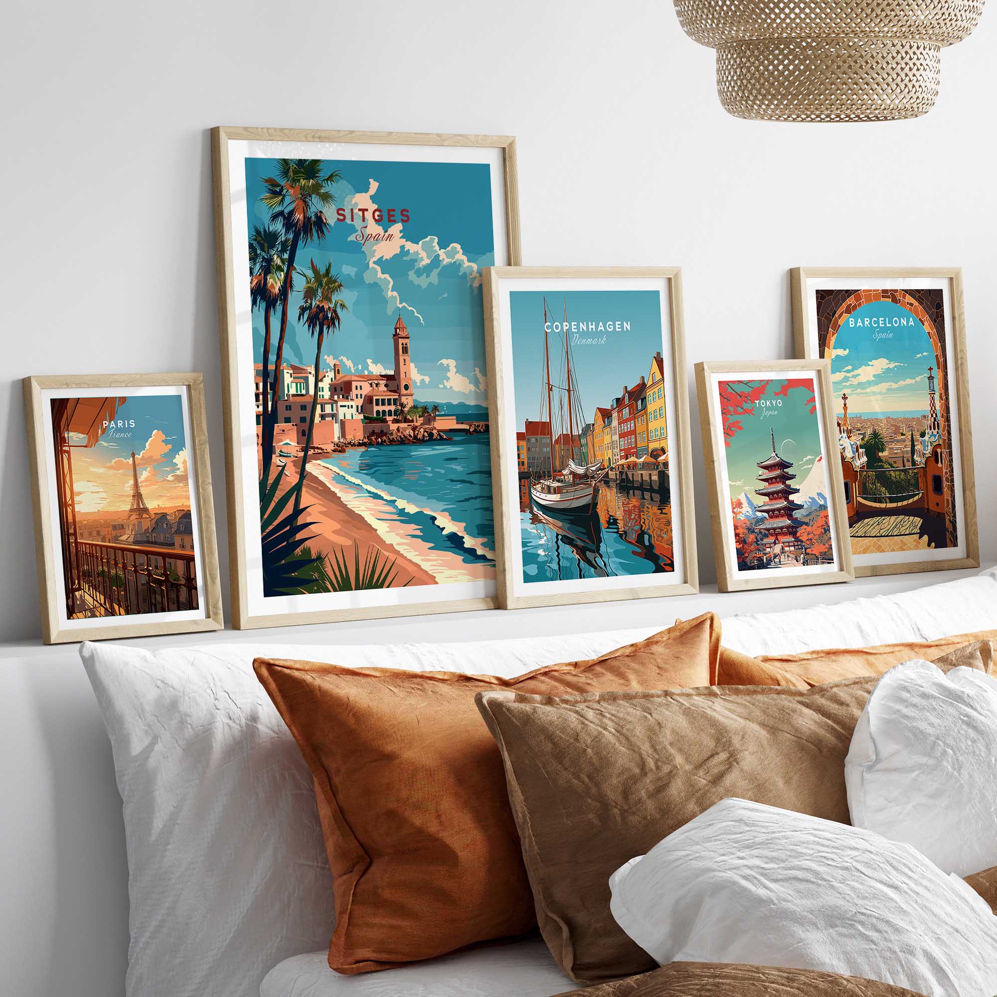 Sitges Travel Print Spain-This Art World