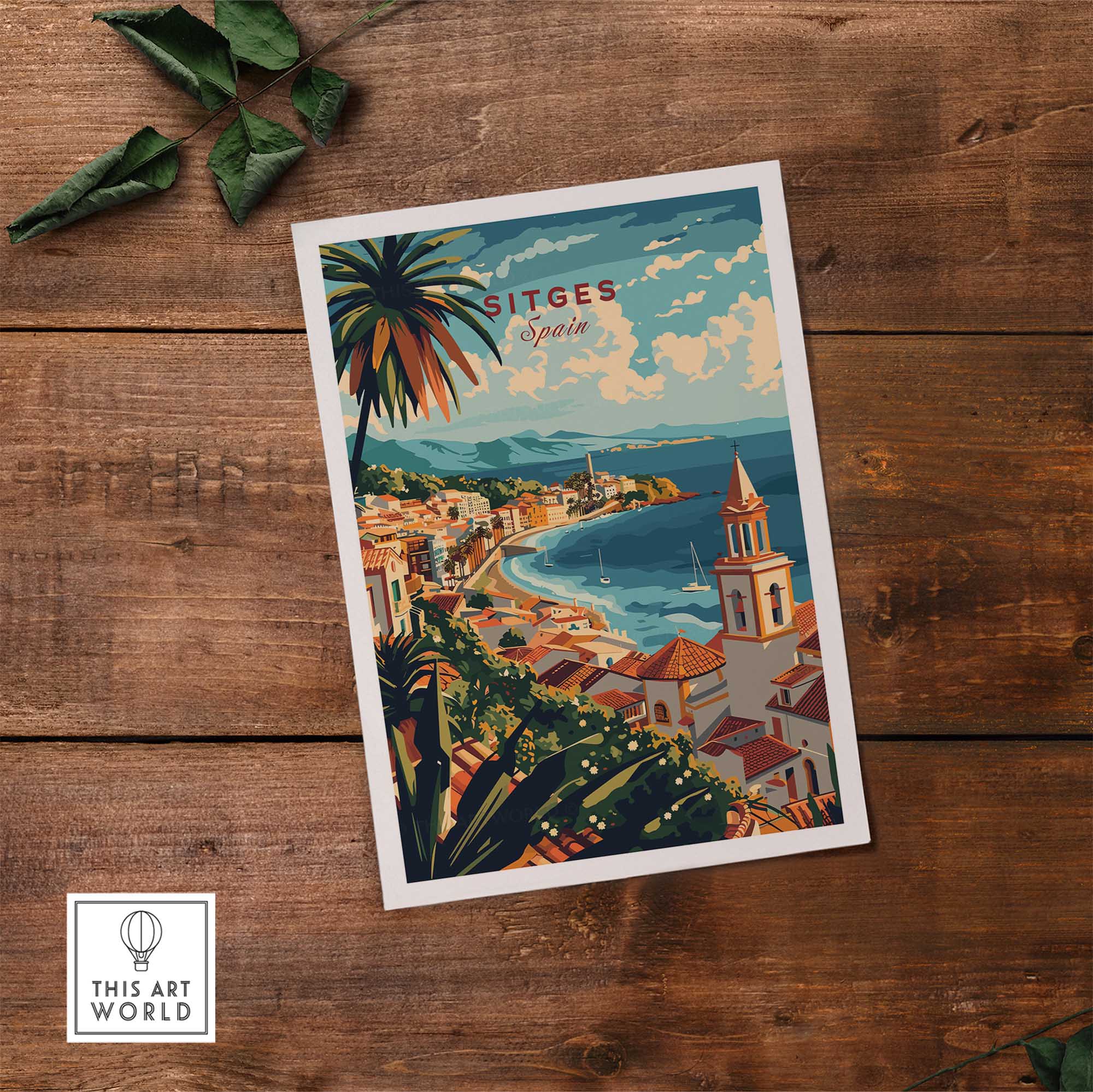 Sitges Wall Art Print-This Art World